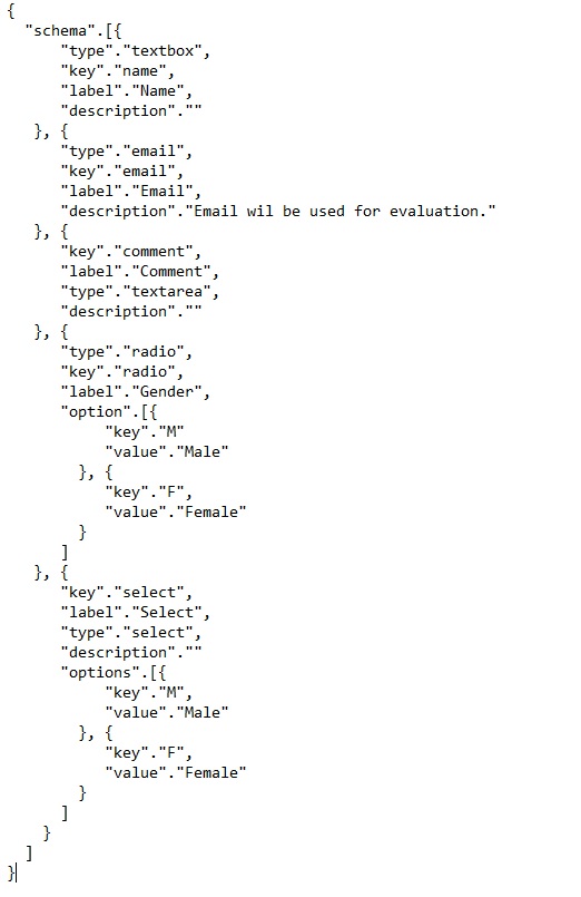 Template Form Builder From JSON Schema MicroWorkers