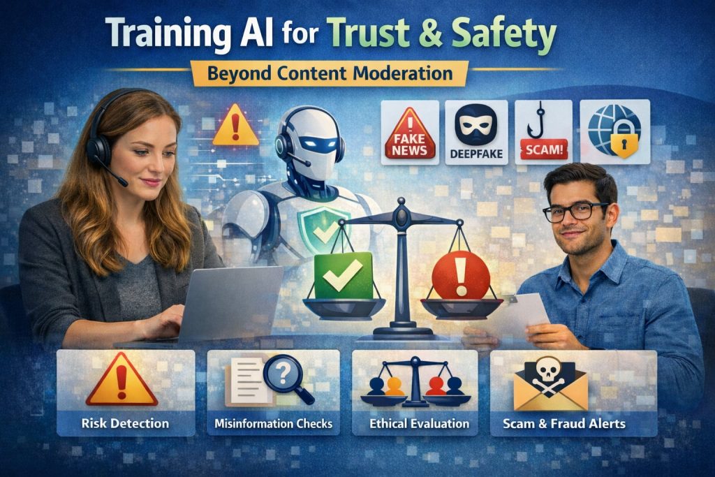 Training AI for Trust & Safety Beyond Content Moderation: Human ...